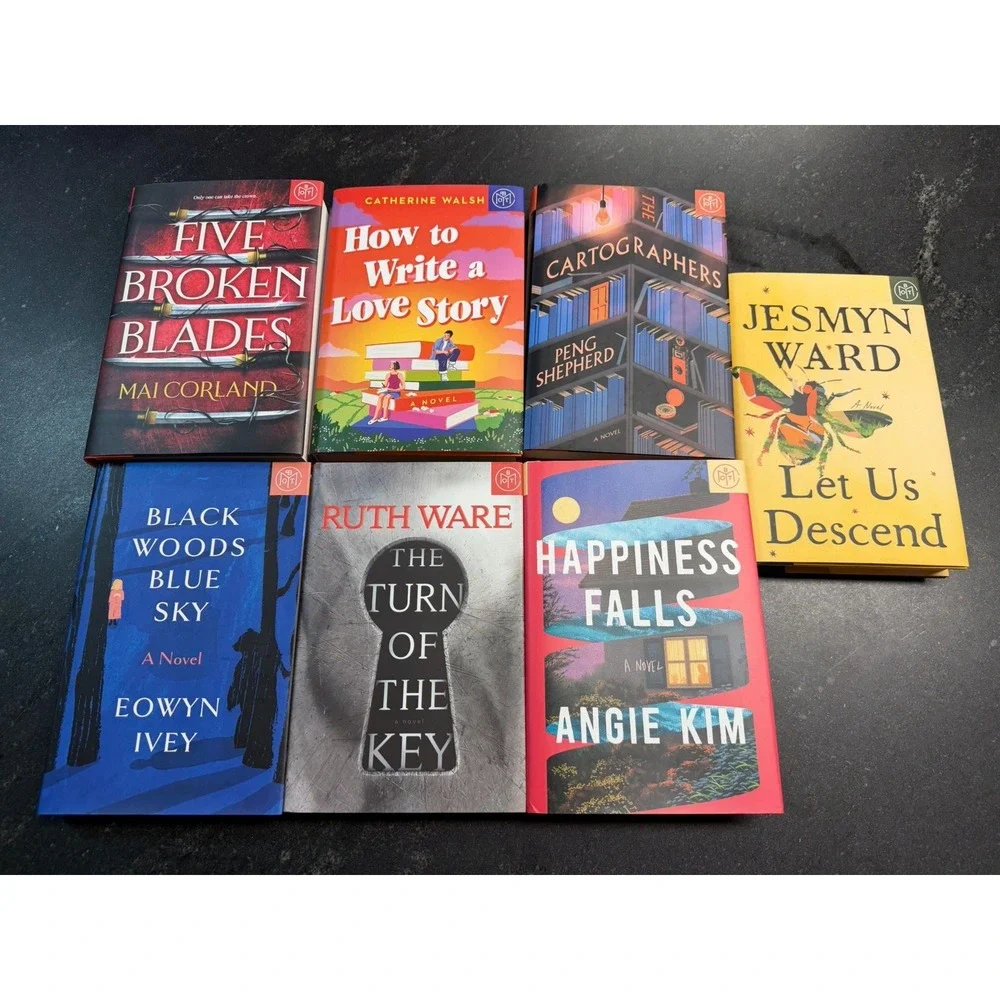 7 Book of the Month Club Hardcover Book Lot BOTM Fiction Mystery Thriller